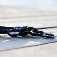 Produktbild von Rebel Petz Verstellbare Doppelleine für Hunde Schwarz Größe L