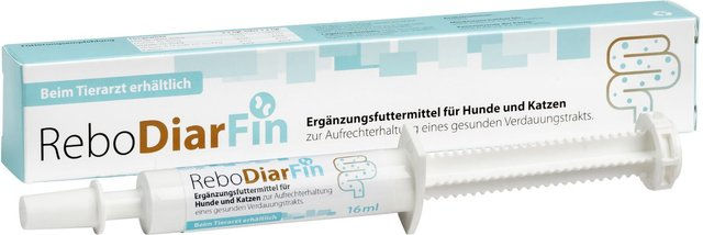 reboVet ReboDiarFin Paste mit Probiotika zur Unterstützung der Magen-Darm-Verdauung – Bild 1 von 2
