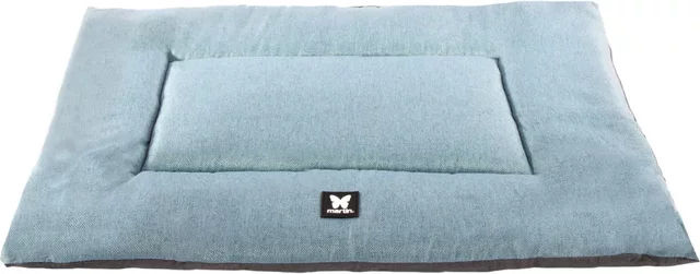 Produktbild von Rechteckige Hundematte und Katzenmatte aus Stoff von Martin Sellier 60 cm Grau oder Blau