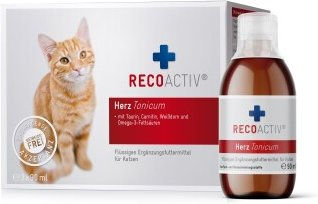 RECOACTIV Herz Tonicum Ergänzungsfuttermittel für Katzen mit Taurin und L-Carnitin 3 x 90 ml - 3 x 90 ml – Bild 1 von 8