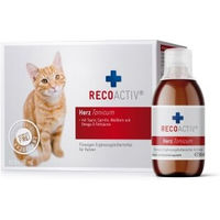 Produktbild von RECOACTIV Herz Tonicum Ergänzungsfuttermittel für Katzen mit Taurin und L-Carnitin 3 x 90 ml - 3 x 90 ml