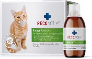 RECOACTIV Immun Tonicum Diät-Ergänzungsfuttermittel für Katzen zur Immunstärkung und Rekonvaleszenz - 3 x 90 ml – Bild 1 von 7