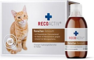 RECOACTIV Renaltan Tonicum Ergänzungsfuttermittel für Katzen mit Phosphatbinder zur Unterstützung der Nierenfunktion 3 x 90 ml - 3 x 90 ml – Bild 1 von 8