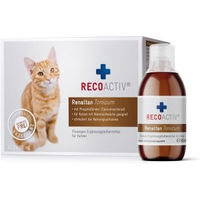 Produktbild von RECOACTIV Renaltan Tonicum Ergänzungsfuttermittel für Katzen mit Phosphatbinder zur Unterstützung der Nierenfunktion 3 x 90 ml - 3 x 90 ml