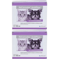 Produktbild von ReConvales AntiPhos Nahrungsergänzung für Hunde und Katzen zur Unterstützung der Nierenfunktion 270g Flüssig