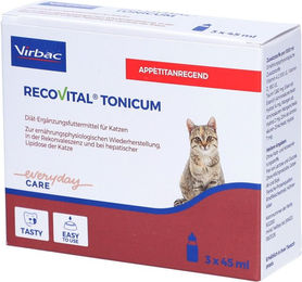 RECOVITAL TONCIUM Aufbaufutter für Katzen zur Rekonvaleszenz mit Leber Liquid hypoallergen für alle Altersstufen – Bild 1 von 1