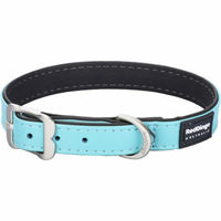 Produktbild von Red Dingo Halsband Elegant aus Kunstleder in Türkis 25 mm x 40-50 cm