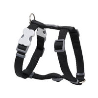 Produktbild von Red Dingo Hundegeschirr aus Nylon in Schwarz Größe S