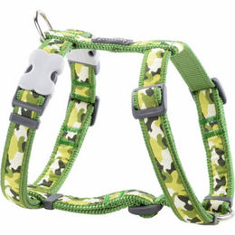 Red Dingo Hundegeschirr aus Polyester in Grün Tarnfarbe 25-39 cm – Bild 1 von 2