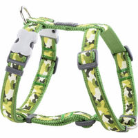 Produktbild von Red Dingo Hundegeschirr aus Polyester in Grün Tarnfarbe 25-39 cm