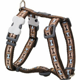 Produktbild von Red Dingo Hundegeschirr Bone Yard aus Nylon Braun 25 mm x 56-80 cm