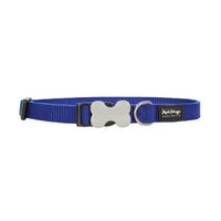 Produktbild von Red Dingo Hundehalsband aus Nylon in Dunkelblau Größe S