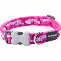 Produktbild von Red Dingo Hundehalsband aus Nylon in Pink Rosa Größe XS