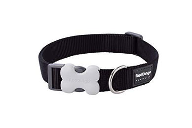 Produktbild von Red Dingo Hundehalsband aus Nylon Schwarz XS