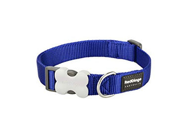 Produktbild von Red Dingo Hundehalsband Blau Größe L mit Edelstahlverschluss