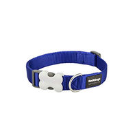 Produktbild von Red Dingo Hundehalsband Blau Größe L mit Edelstahlverschluss