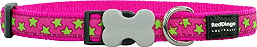 Red Dingo Hundehalsband Mini Rosa Grün XS – Bild 1 von 5