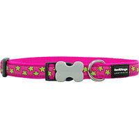 Produktbild von Red Dingo Hundehalsband Mini Rosa Grün XS