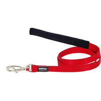 Produktbild von Red Dingo Hundeleine aus Nylon in Rot 20 mm x 1,2 m