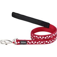 Produktbild von Red Dingo Hundeleine aus Nylon in Rot mit 120 cm Länge