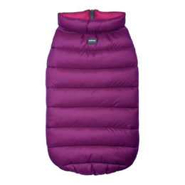 Red Dingo Wendbare Puffer Winterjacke für Hunde in Rot Bunt Lila – Bild 1 von 6