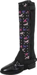 Produktbild von Red Horse Chaps aus Kunstleder für Pferde Reitsport Unisex bunt bedruckt
