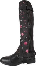 Red Horse Chaps aus Nylon für Pferde Reitbekleidung Unisex in Rosa oder Schwarz – Bild 1 von 2
