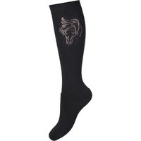 Produktbild von Red Horse Cristal Reitsocken aus Baumwolle Unisex Schwarz Größe M