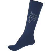 Produktbild von Red Horse Crystal Damen Socken aus Baumwolle in Rot und Blau Größe L