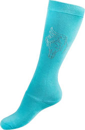 Produktbild von Red Horse Crystal Socken für Damen aus Baumwolle in Grün und Türkis Größe L