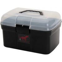 Produktbild von Red Horse Grooming-Box für Pferde aus Kunststoff in Schwarz Größe S