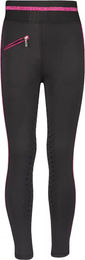 Red Horse Kaya Reitleggings für Mädchen mit Full Grip in Schwarz – Bild 1 von 1