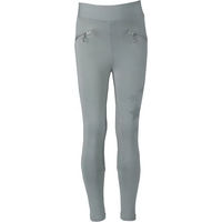 Produktbild von Red Horse Khloé Reitleggings für Mädchen mit Full Grip in Grau