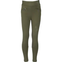 Produktbild von Red Horse Khloé Reitleggings für Mädchen mit Full Grip in Grün