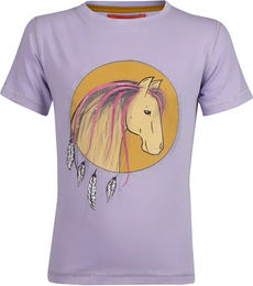 Produktbild von Red Horse Kinder T-Shirt aus Baumwolle für 6 Jahre in Rot oder Lila