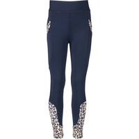 Produktbild von Red Horse Kylie Reitleggings für Mädchen mit Full Grip in Blau