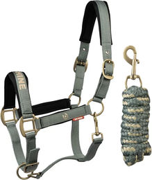 Produktbild von Red Horse Kyo Halfter und Longiergurt Set aus Nylon für Pferde in Full Größe