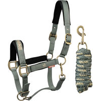 Produktbild von Red Horse Kyo Halfter und Longiergurt Set aus Nylon für Pferde in Full Größe