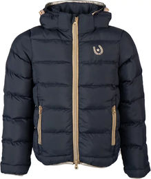 Produktbild von Red Horse Myo Damen Reitjacke mit Kapuze Winter Blau Größe S