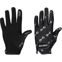 Produktbild von Red Horse Reithandschuhe aus Nylon Schwarz Unisex Taille 6
