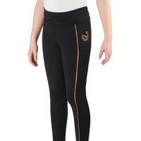 Produktbild von Red Horse Reithose Yuki Pull-On für Mädchen mit Full Grip in Schwarz