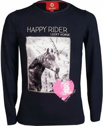 Produktbild von Red Horse Reitshirt Fame Langarmshirt aus Baumwolle für Mädchen 6 Jahre