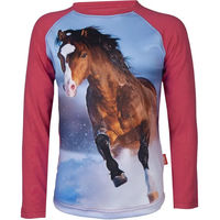 Produktbild von Red Horse Reitshirt Pixel Langarmshirt aus Baumwolle für Damen und Herren Unisex Winter