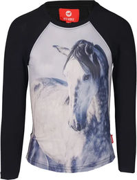 Produktbild von Red Horse Reitshirt Pixel Langarmshirt Unisex aus Polyester