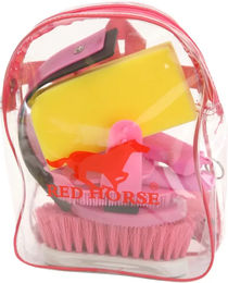 Produktbild von Red Horse Rh Grooming-Set Putzzeug Rosa