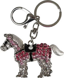 Produktbild von Red Horse Schlüsselanhänger Pferd mit Diamant aus Metall