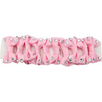 Produktbild von Red Horse Stoff-Strass Flechtknoten für Damen in Rosa