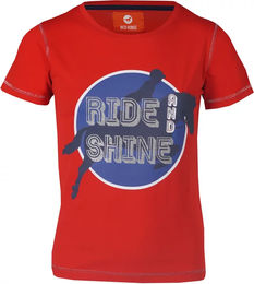 Produktbild von Red Horse T-Shirt für Kinder aus Baumwolle in Rot Größe 4 Jahre