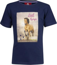 Produktbild von Red Horse T-Shirt für Kinder aus Baumwolle in Rot oder Blau Größe 12 Jahre