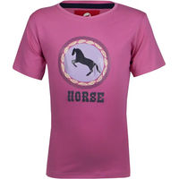 Produktbild von Red Horse T-Shirt für Kinder aus Baumwolle in Rot und Rosa Größe 10 Jahre